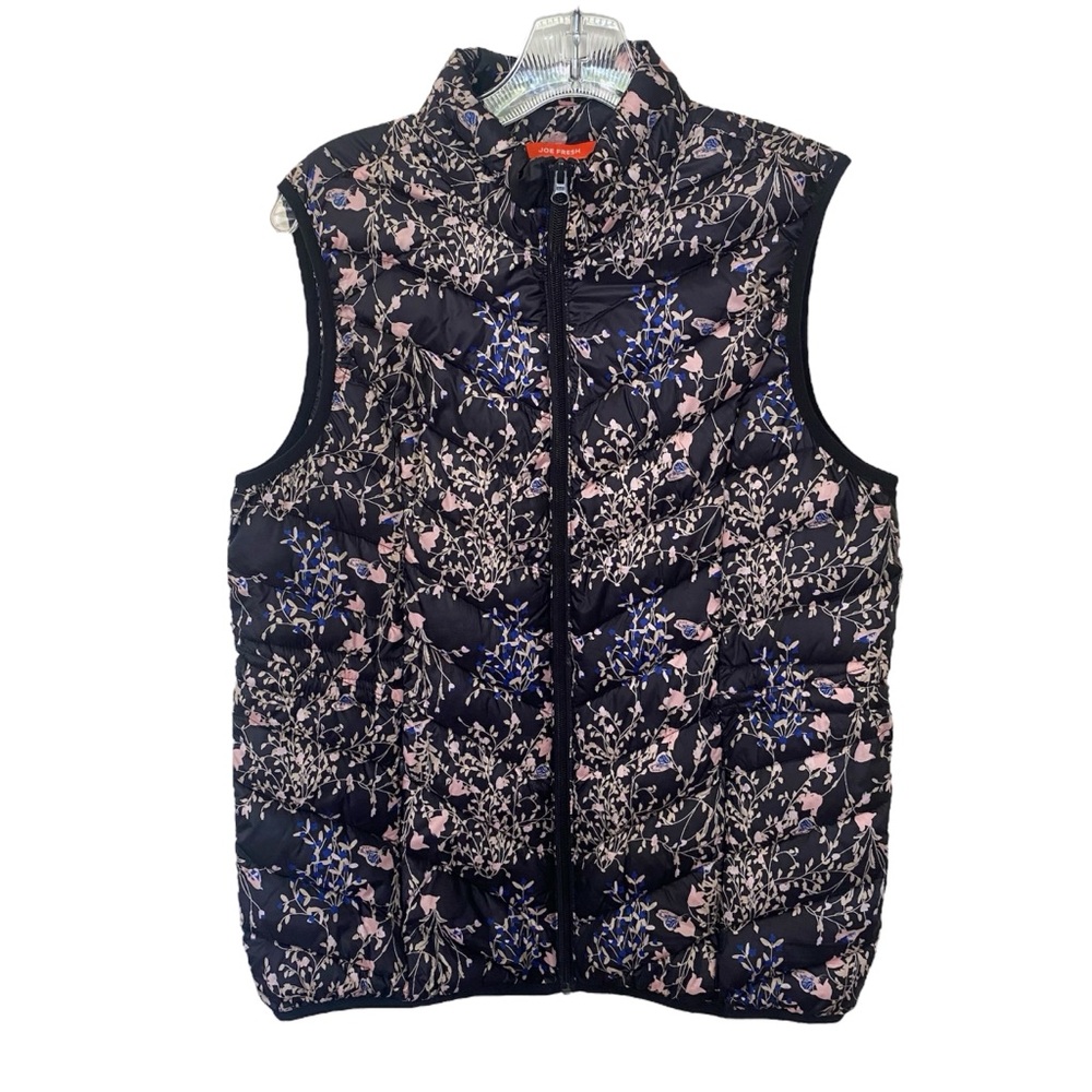Joe Fresh Floral Puffer Vest